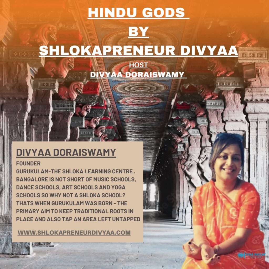 HINDU GODS BY SHLOKAPRENEUR DIVYAA